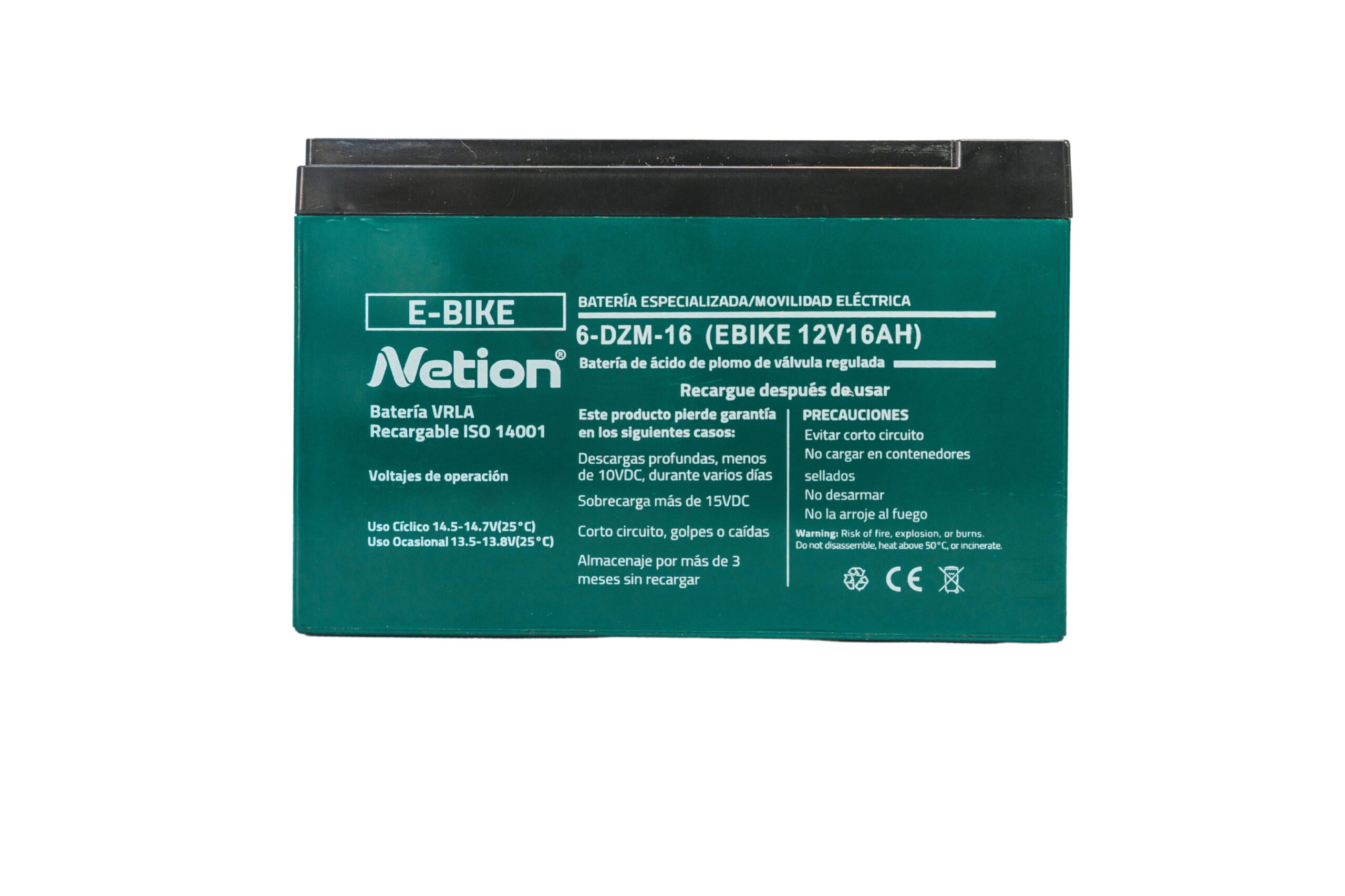 12V16AH EBIKE 2.jpg Batería E-BIKE NETION 12V/16Ah para Movilidad Eléctrica